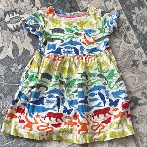 Colorful Animal Print Dress